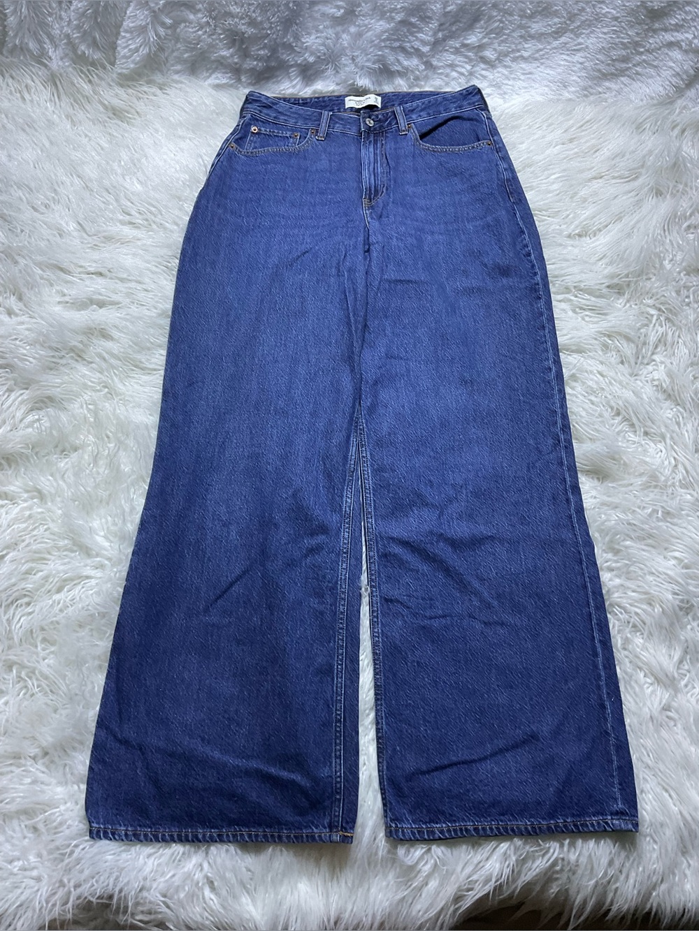 Abercrombie Curve Love The Wide Leg High Rise Jeans